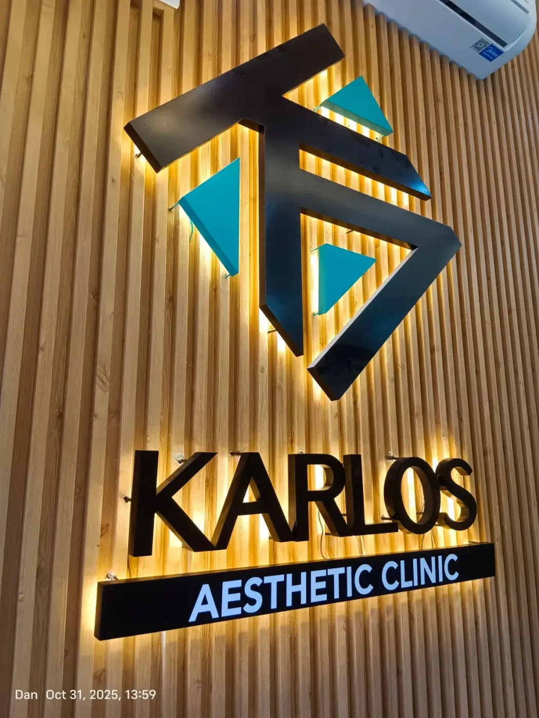 Premium dimensional signage installation